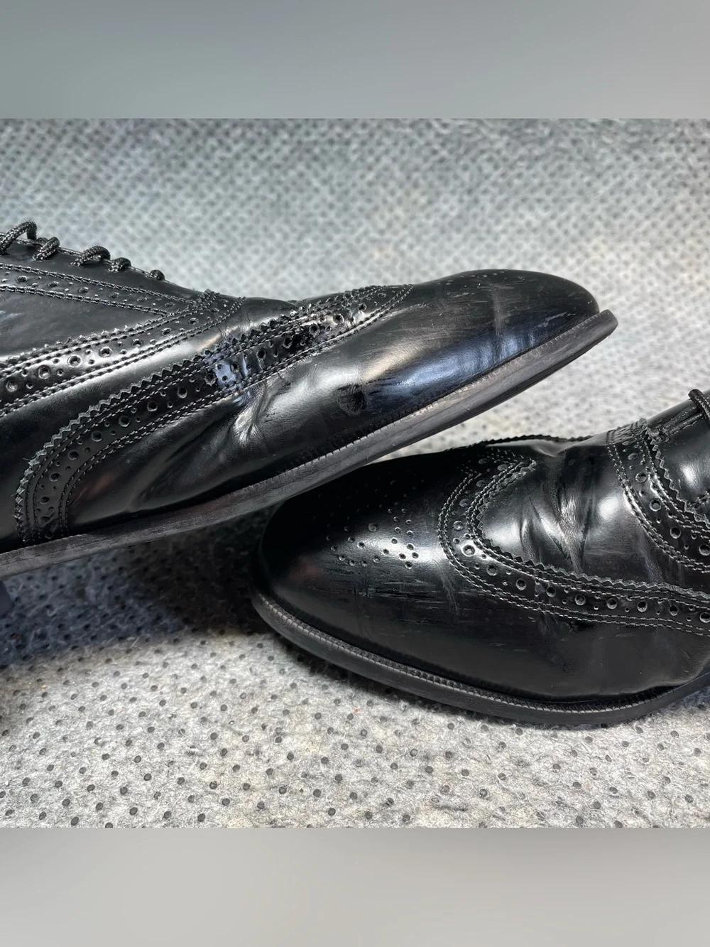 Florsheim Lexington Wingtip Oxford Black Dress Shoes Size 11 Men’s